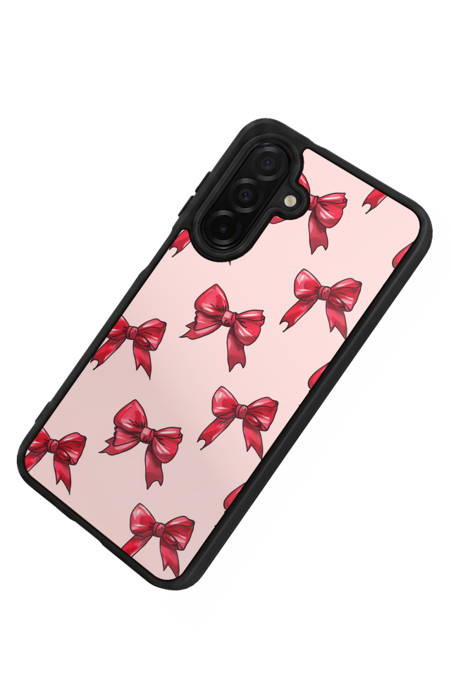 Samsung Galaxy A56 Uyumlu Kurdele Tasarımlı Glossy Premium Kılıf