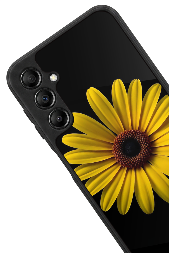 Samsung Galaxy A14 Uyumlu Papatya Tasarımlı Glossy Premium Kılıf