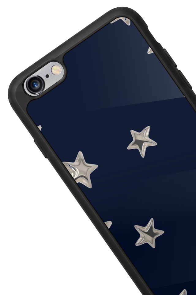 iPhone 6 Plus Uyumlu Retro Yildizlar Tasarımlı Glossy Premium Kılıf