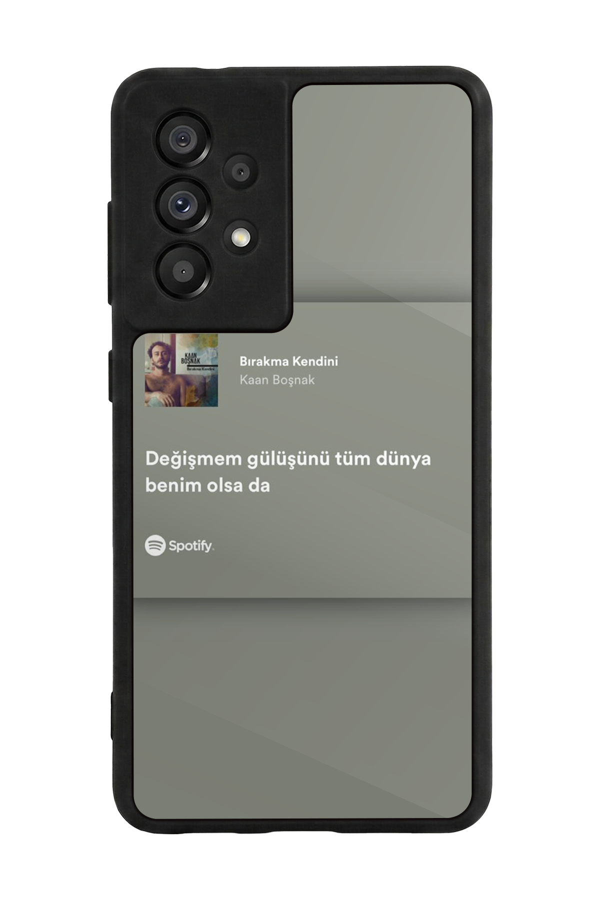 Samsung Galaxy A73 Uyumlu Sarki Sozleri Tasarımlı Glossy Premium Kılıf