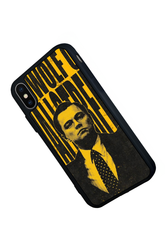 iPhone X/ XS Uyumlu TheWolf Tasarımlı Glossy Premium Kılıf