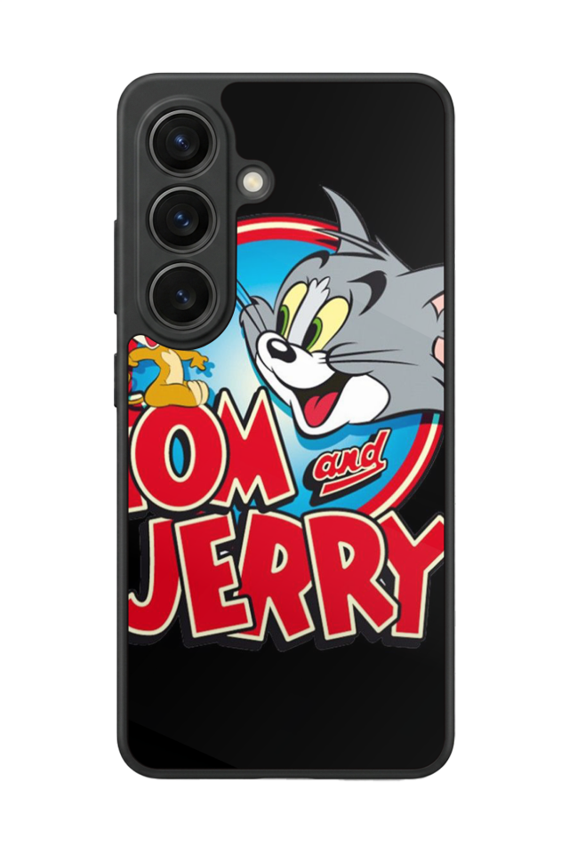 Samsung Galaxy S26 Uyumlu Tom And Jerry Tasarımlı Glossy Premium Kılıf