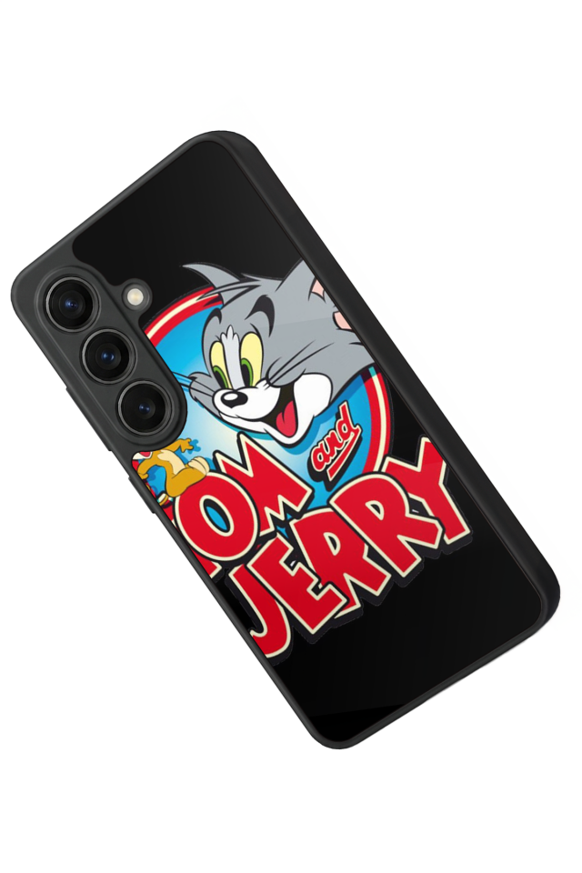 Samsung Galaxy S26 Uyumlu Tom And Jerry Tasarımlı Glossy Premium Kılıf