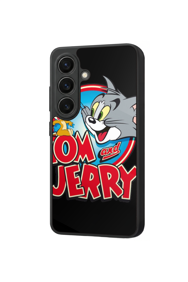 Samsung Galaxy S26 Uyumlu Tom And Jerry Tasarımlı Glossy Premium Kılıf
