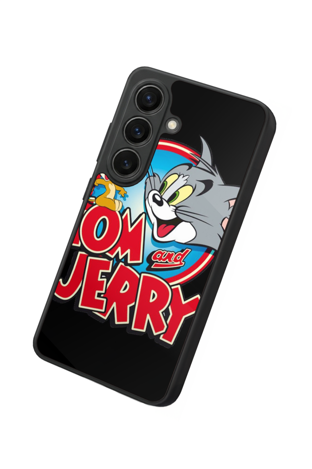Samsung Galaxy S26 Uyumlu Tom And Jerry Tasarımlı Glossy Premium Kılıf