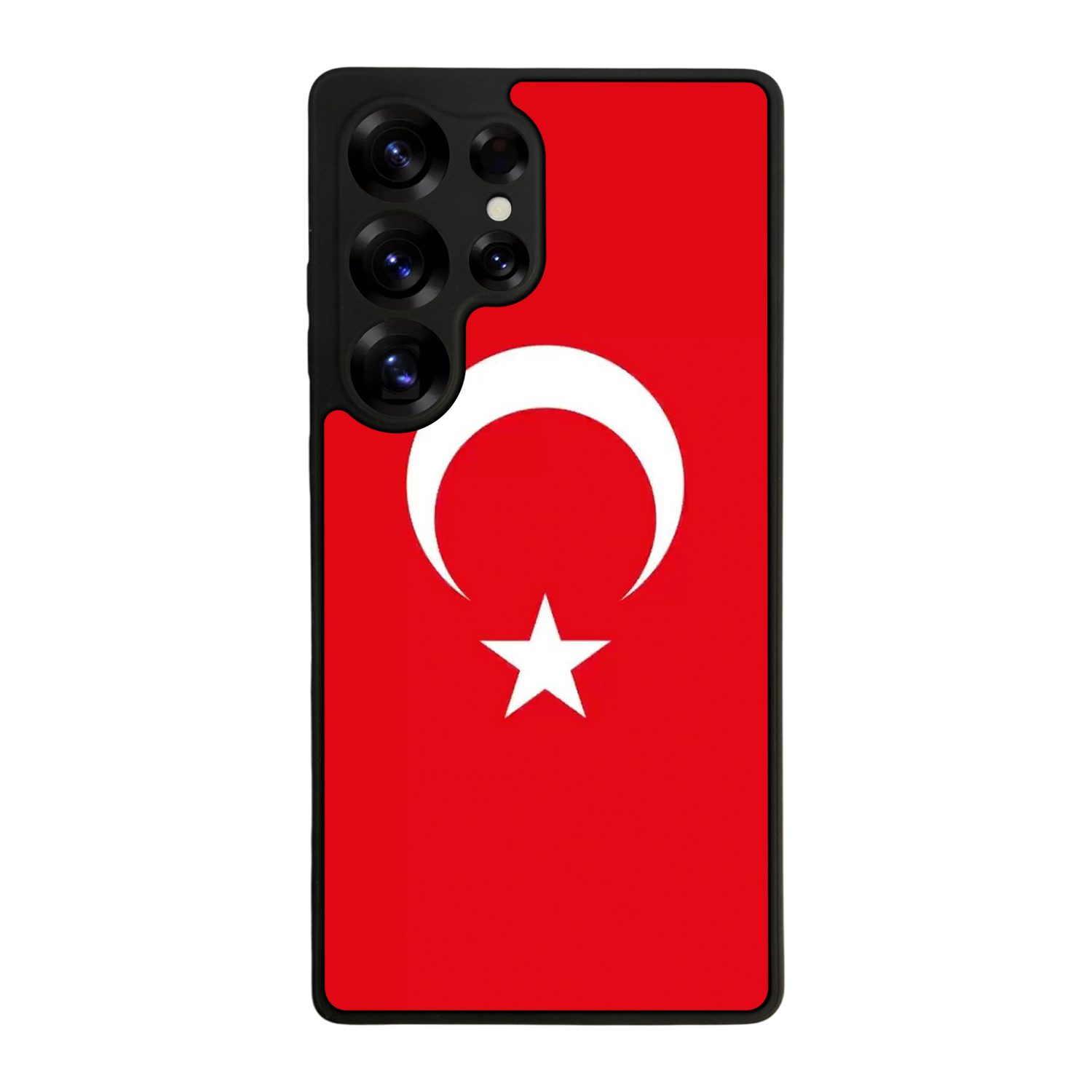 Samsung Galaxy S25 Ultra Uyumlu Türk Bayragi Tasarımlı Glossy Premium Kılıf
