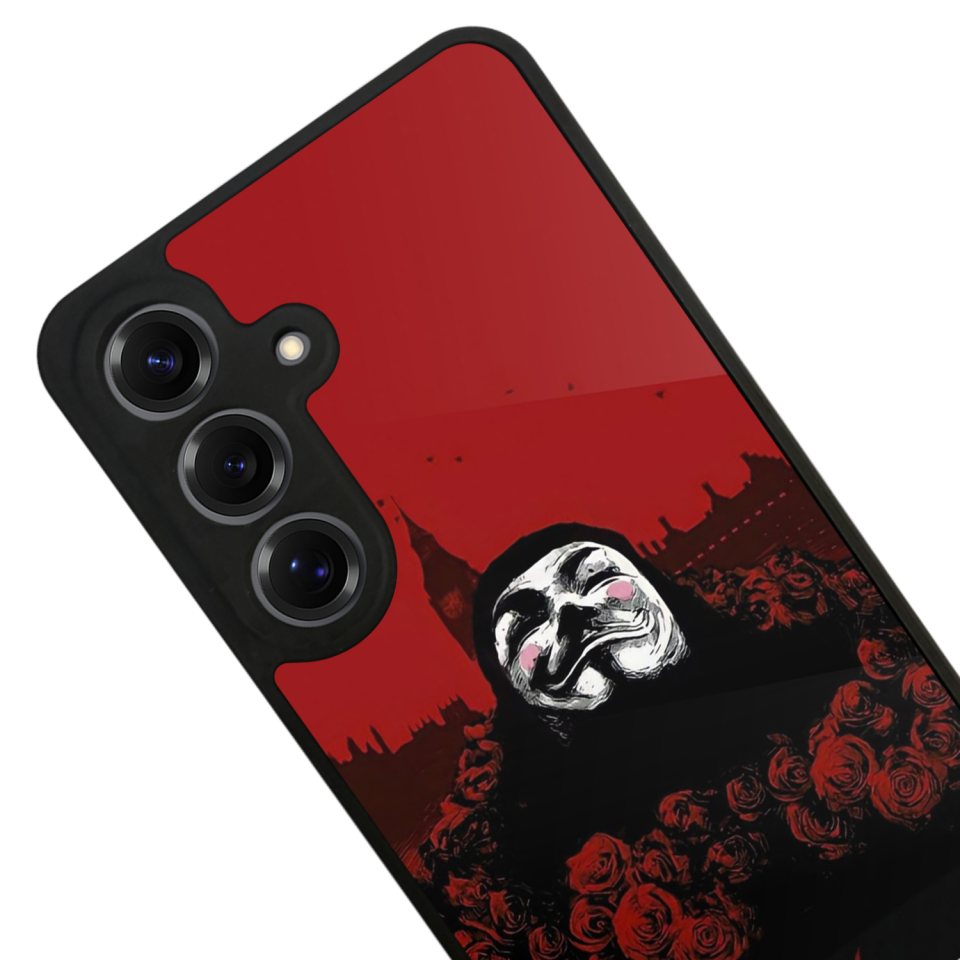 Samsung Galaxy S25 Uyumlu Vendetta Tasarımlı Glossy Premium Kılıf