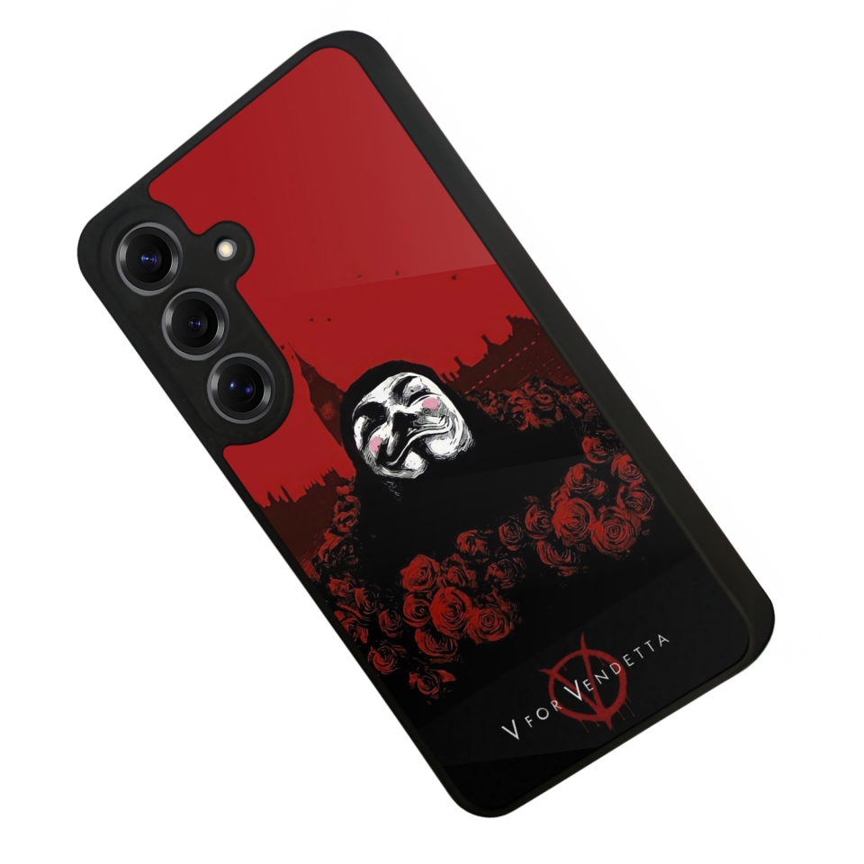 Samsung Galaxy S25 Uyumlu Vendetta Tasarımlı Glossy Premium Kılıf