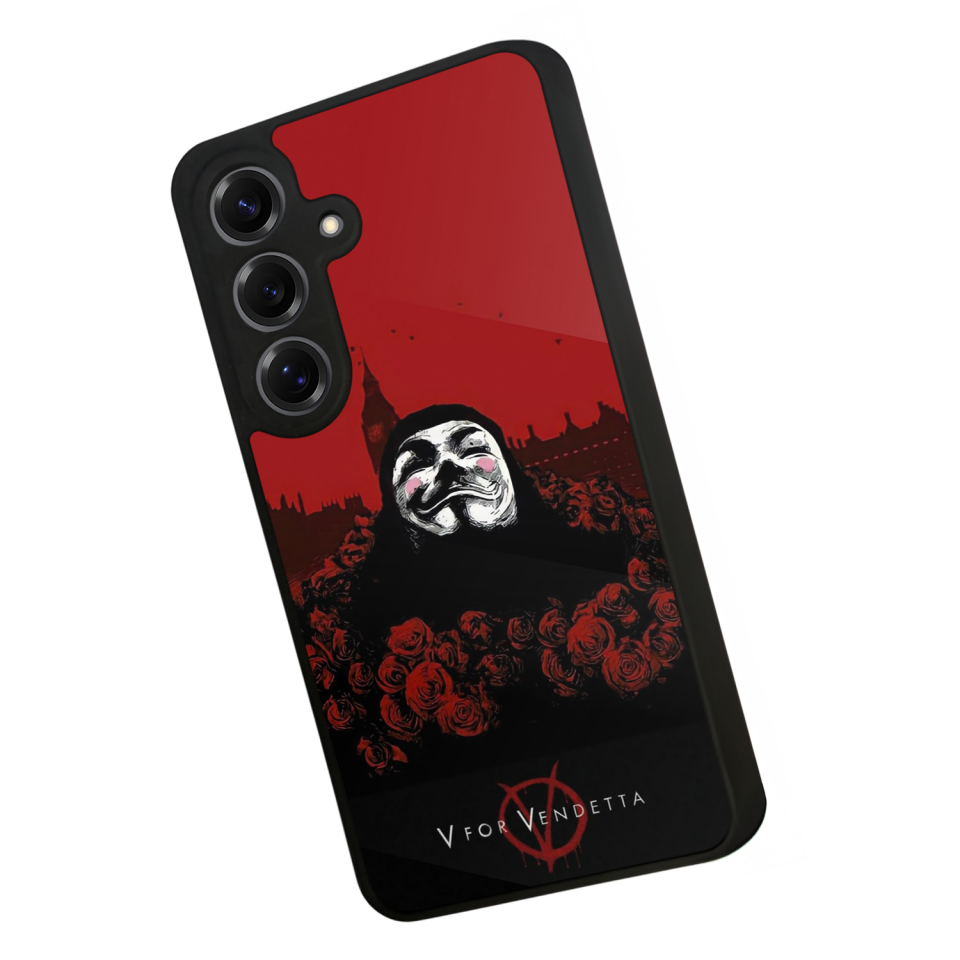 Samsung Galaxy S25 Uyumlu Vendetta Tasarımlı Glossy Premium Kılıf