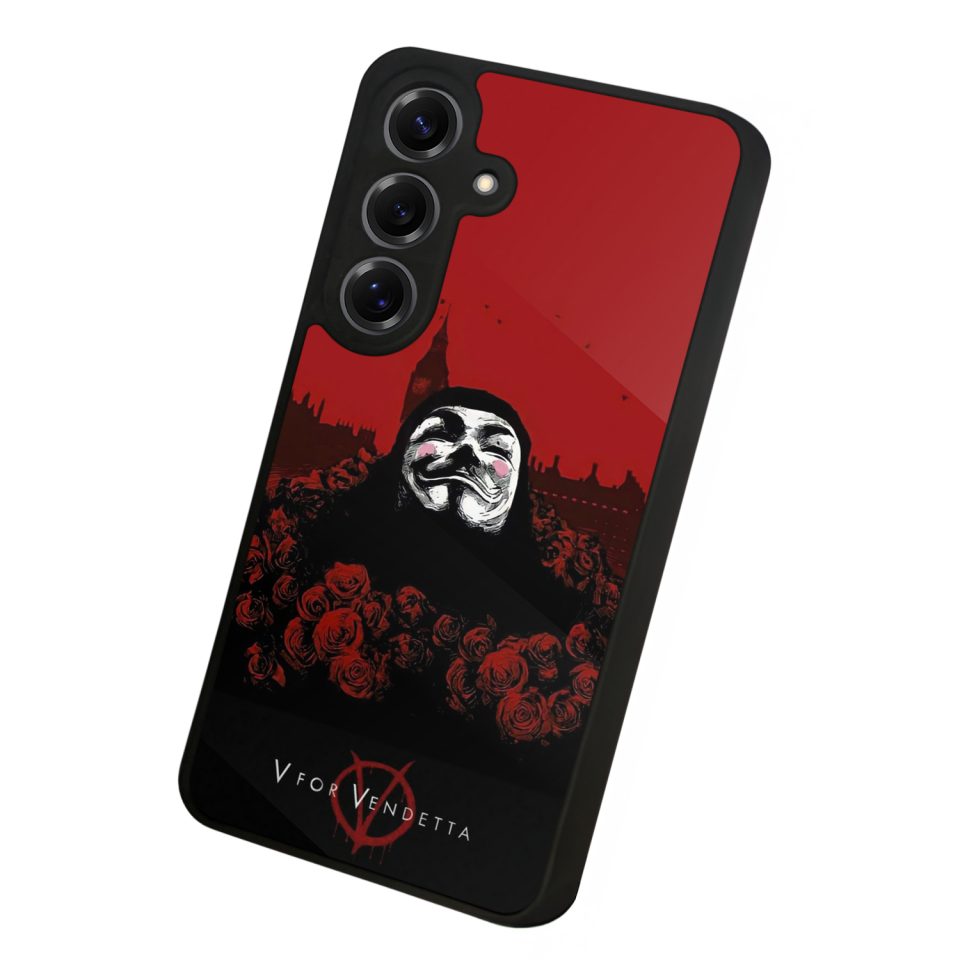 Samsung Galaxy S25 Uyumlu Vendetta Tasarımlı Glossy Premium Kılıf