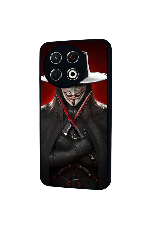 Tecno Spark 30 Pro Uyumlu Vendetta Tasarımlı Glossy Premium Kılıf