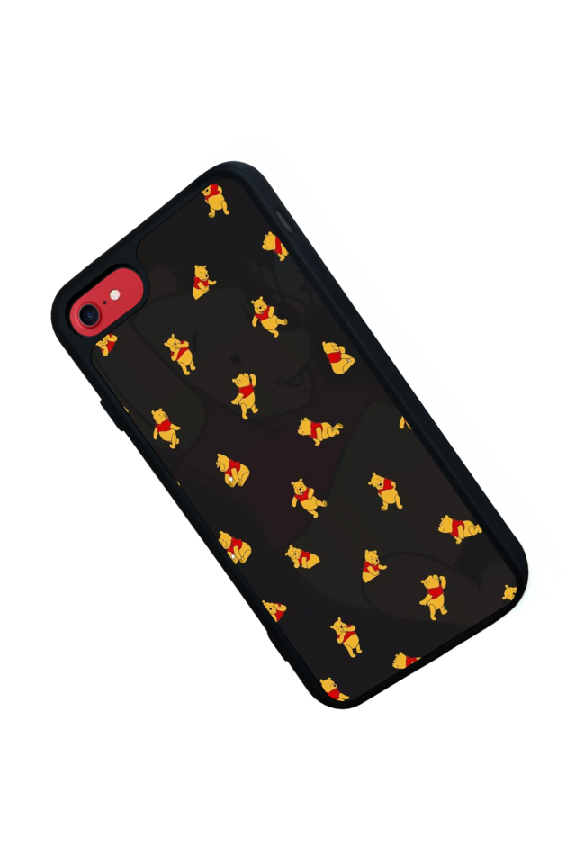 iPhone SE Uyumlu Winnie Tasarımlı Glossy Premium Kılıf