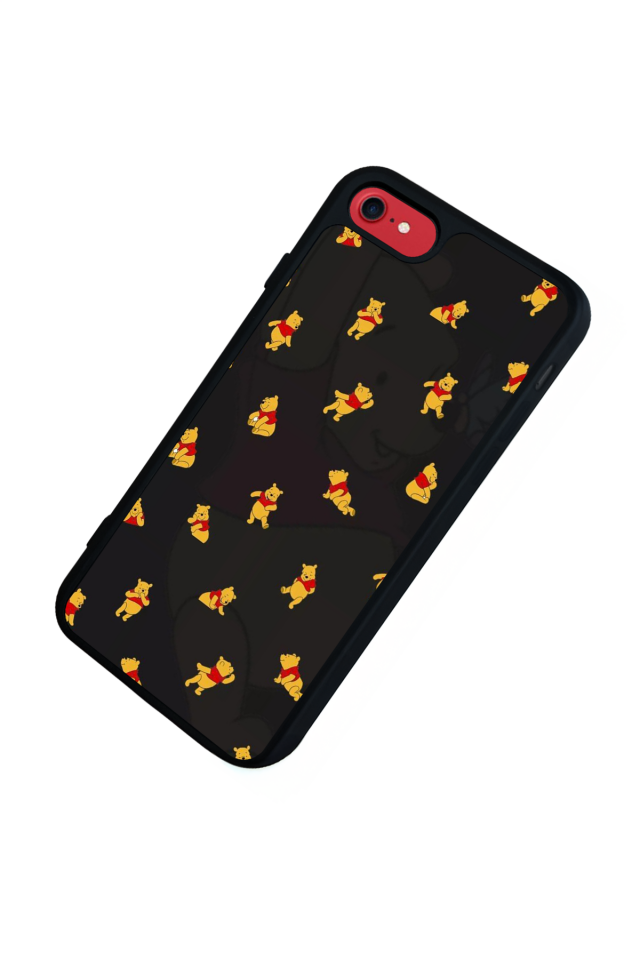 iPhone SE Uyumlu Winnie Tasarımlı Glossy Premium Kılıf