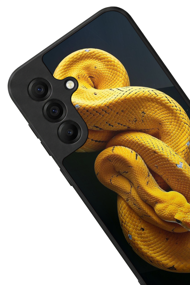 Samsung Galaxy A17 Uyumlu Yılan Tasarımlı Glossy Premium Kılıf