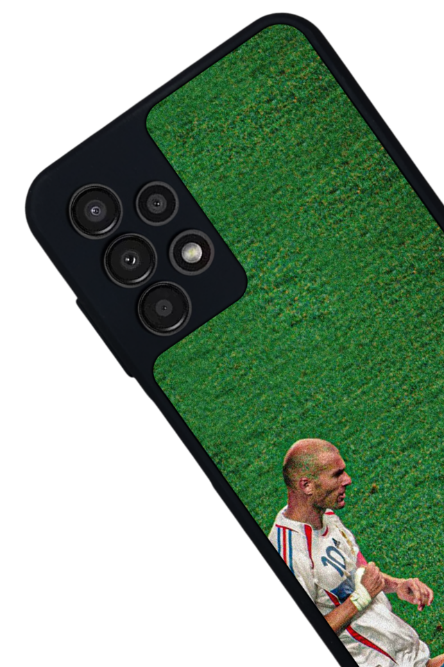 Samsung Galaxy A13 Uyumlu Zidane Tasarımlı Glossy Premium Kılıf