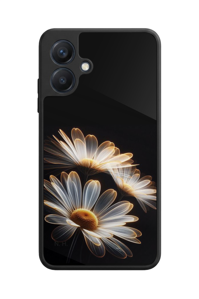 Samsung Galaxy A07 Uyumlu Cicek Tasarımlı Glossy Premium Kılıf