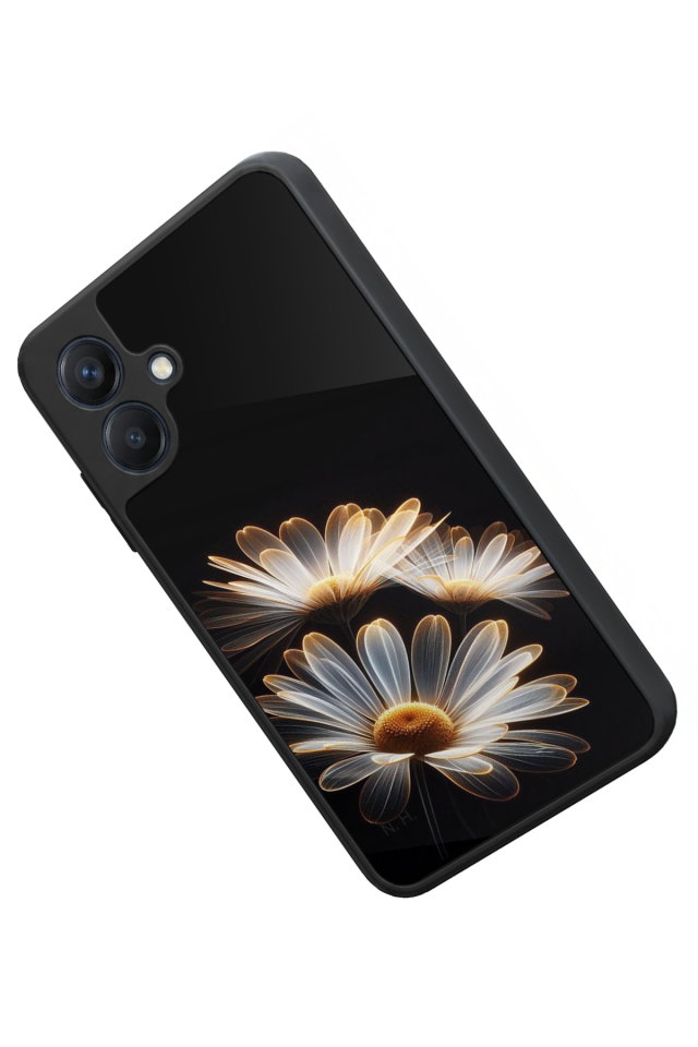 Samsung Galaxy A07 Uyumlu Cicek Tasarımlı Glossy Premium Kılıf