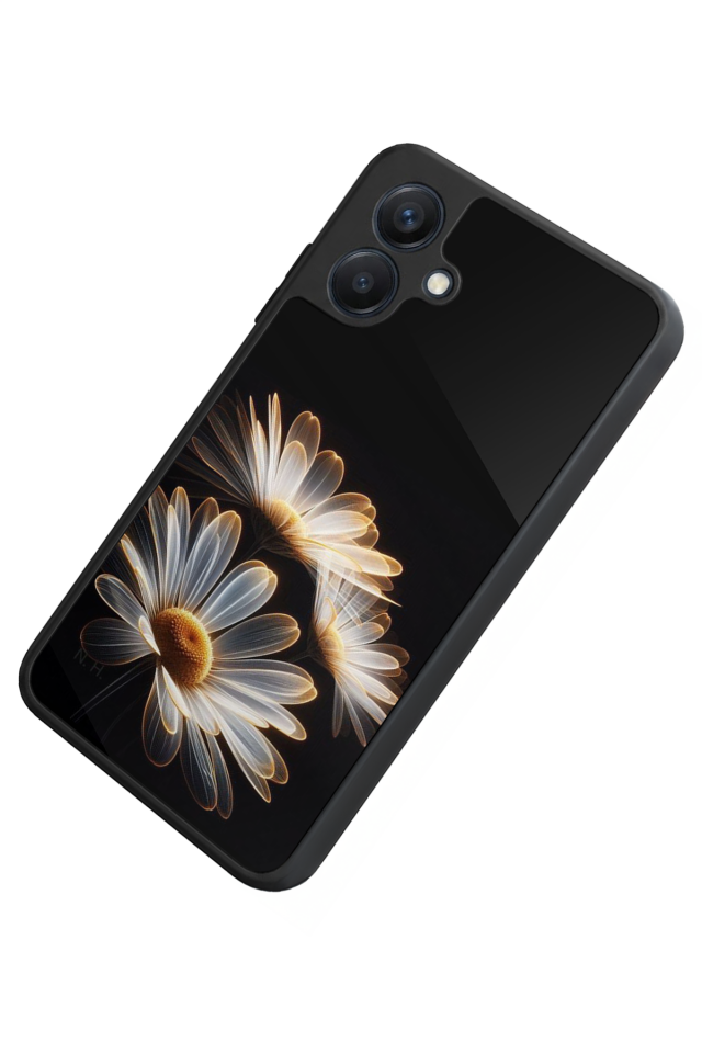 Samsung Galaxy A07 Uyumlu Cicek Tasarımlı Glossy Premium Kılıf