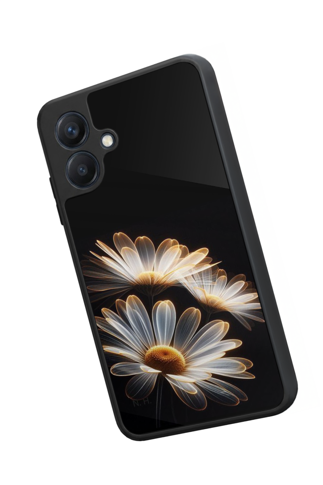 Samsung Galaxy A07 Uyumlu Cicek Tasarımlı Glossy Premium Kılıf