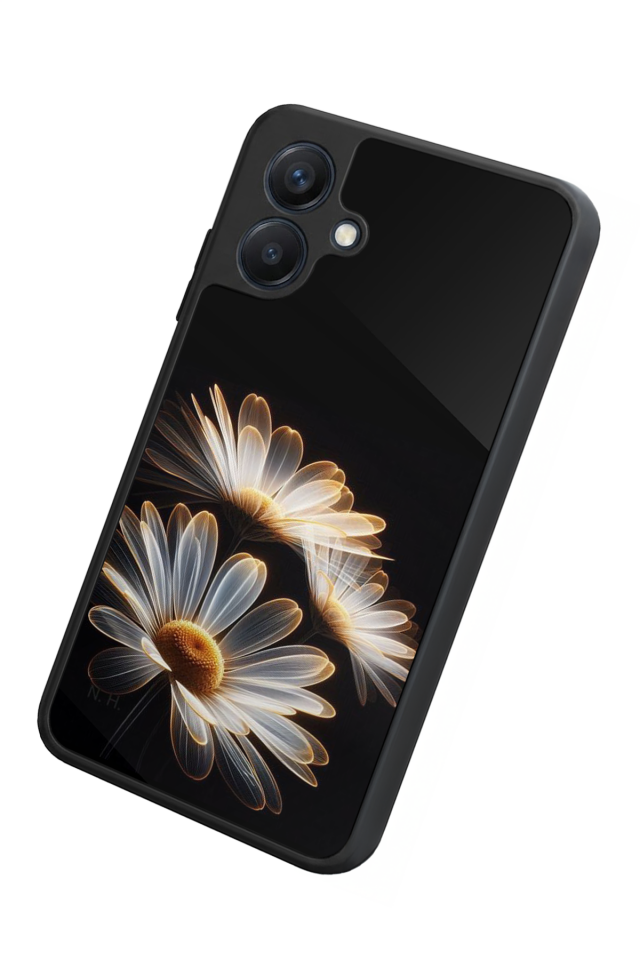 Samsung Galaxy A07 Uyumlu Cicek Tasarımlı Glossy Premium Kılıf