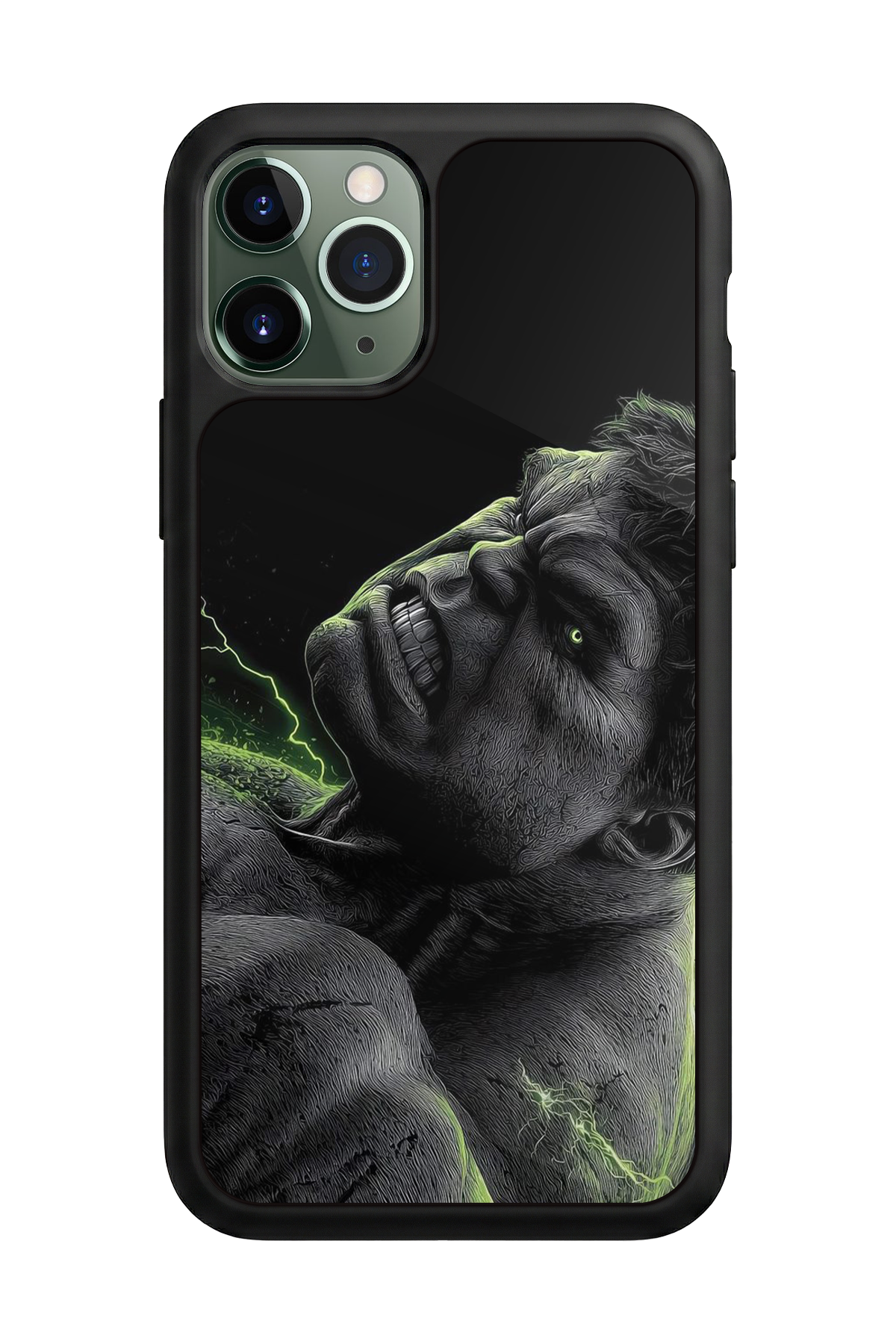 iPhone 11 Pro Max Uyumlu Hulk Tasarımlı Glossy Premium Kılıf