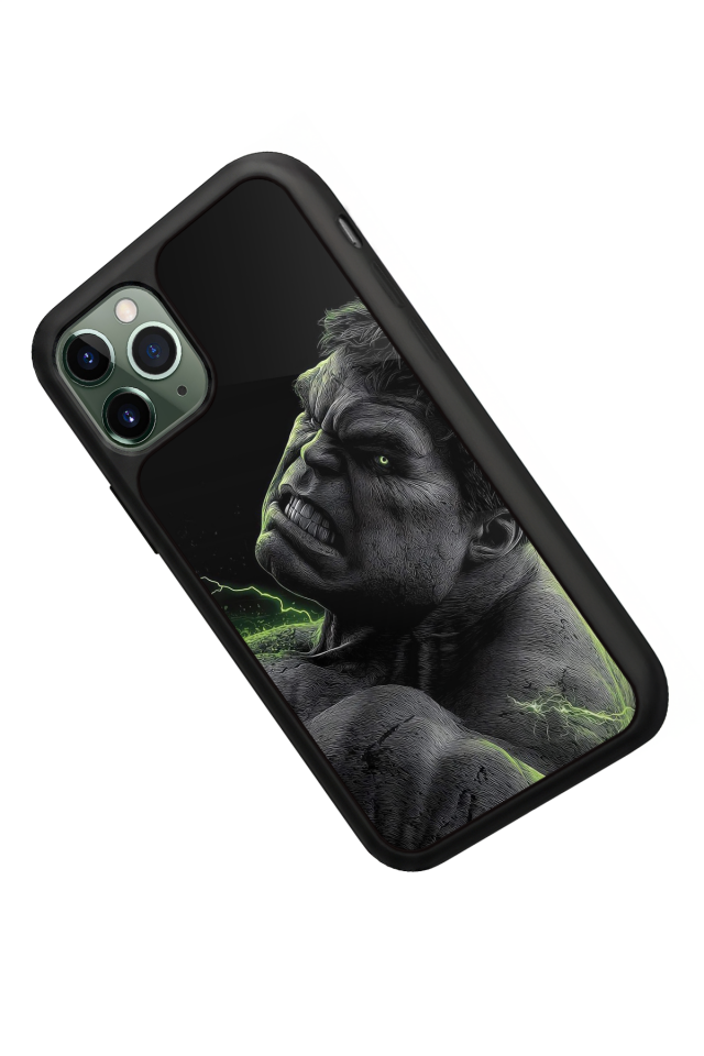 iPhone 11 Pro Max Uyumlu Hulk Tasarımlı Glossy Premium Kılıf