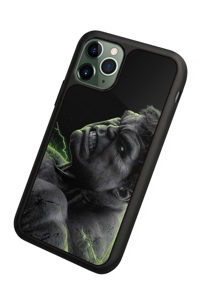 iPhone 11 Pro Max Uyumlu Hulk Tasarımlı Glossy Premium Kılıf