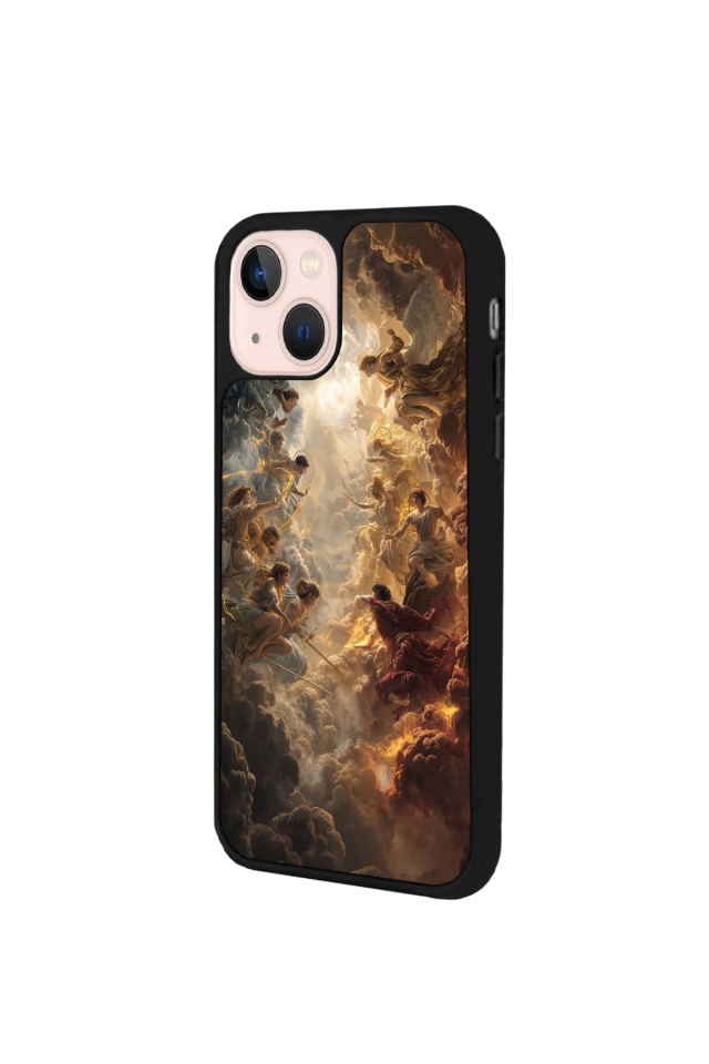 iPhone 15 Plus Uyumlu Melek Tasarımlı Glossy Premium Kılıf