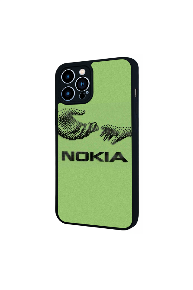 iPhone 12 Pro Max Uyumlu Nokia Tasarımlı Glossy Premium Kılıf