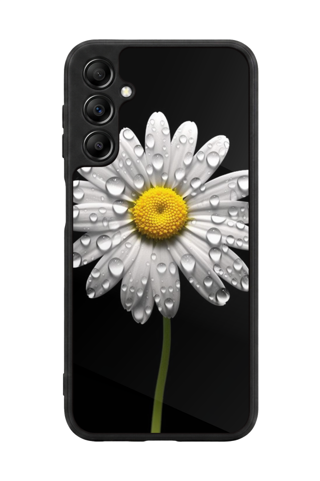 Samsung Galaxy A14 Uyumlu Papatya Tasarımlı Glossy Premium Kılıf