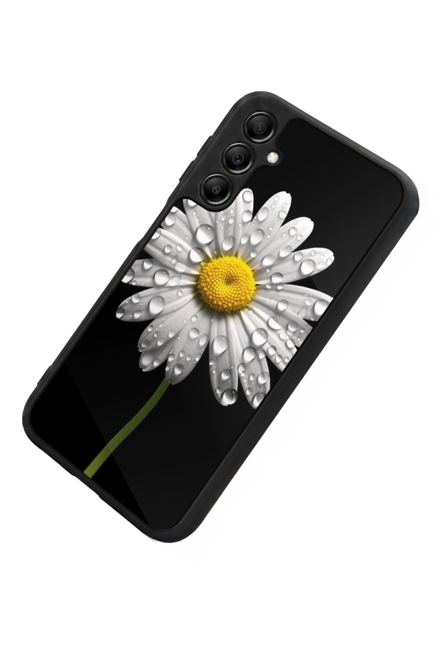 Samsung Galaxy A14 Uyumlu Papatya Tasarımlı Glossy Premium Kılıf