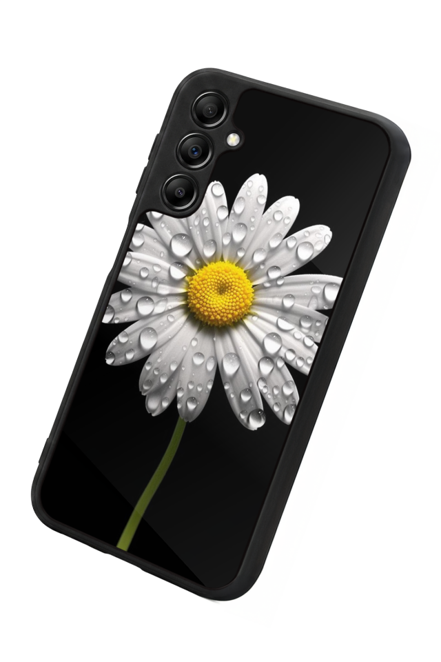 Samsung Galaxy A14 Uyumlu Papatya Tasarımlı Glossy Premium Kılıf