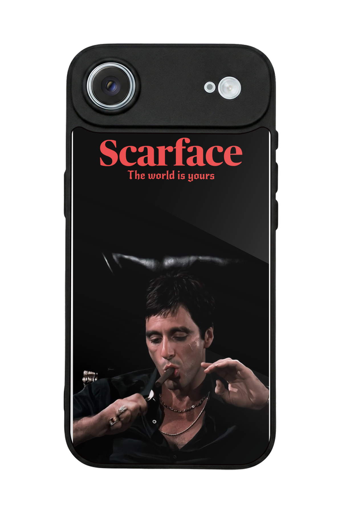 iPhone 17 Air Uyumlu Scarface Tasarımlı Glossy Premium Kılıf