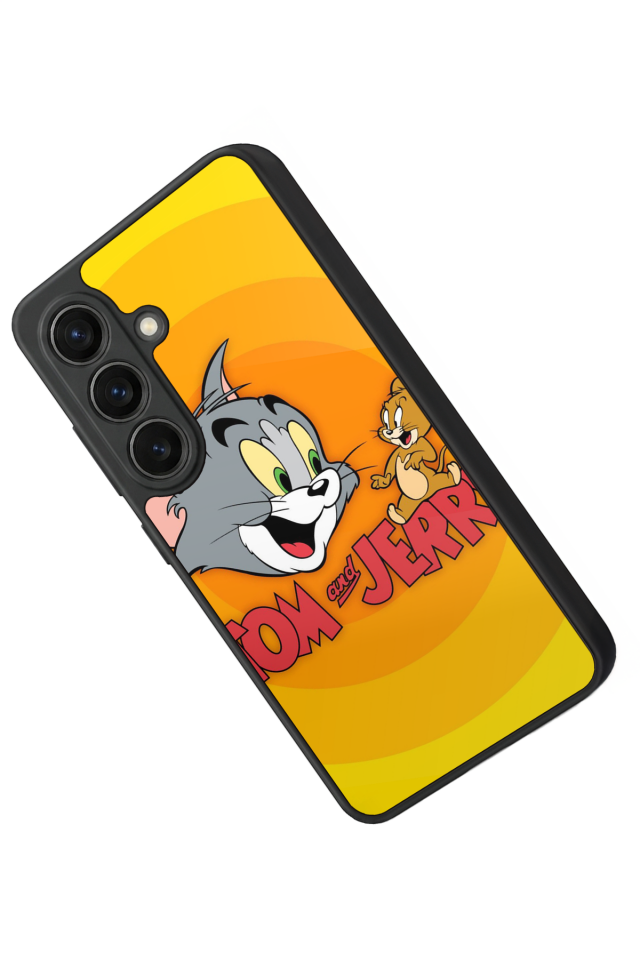Samsung Galaxy S26 Uyumlu Tom And Jerry Tasarımlı Glossy Premium Kılıf