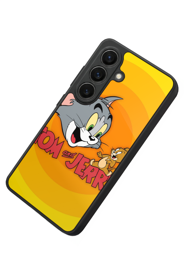 Samsung Galaxy S26 Uyumlu Tom And Jerry Tasarımlı Glossy Premium Kılıf