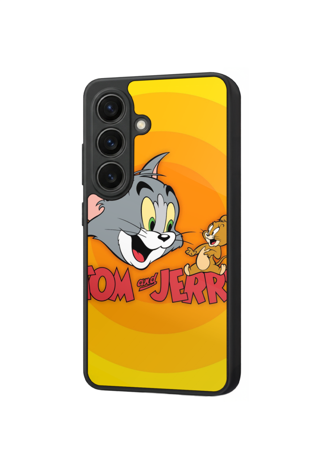 Samsung Galaxy S26 Uyumlu Tom And Jerry Tasarımlı Glossy Premium Kılıf