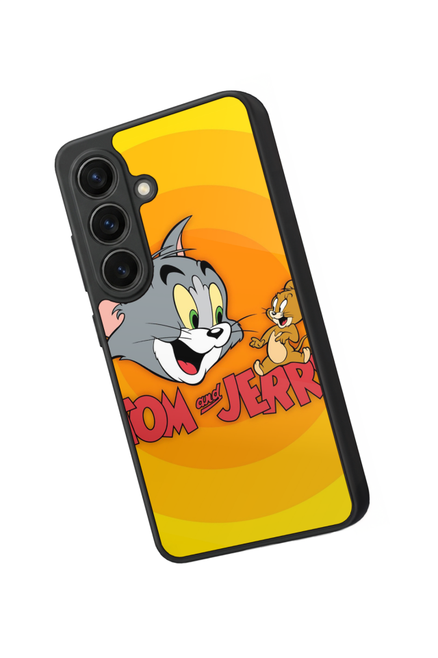 Samsung Galaxy S26 Uyumlu Tom And Jerry Tasarımlı Glossy Premium Kılıf