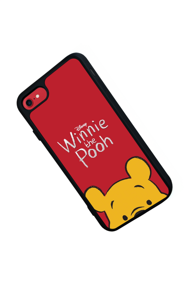 iPhone SE Uyumlu Winnie Tasarımlı Glossy Premium Kılıf