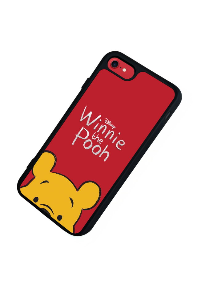 iPhone SE Uyumlu Winnie Tasarımlı Glossy Premium Kılıf