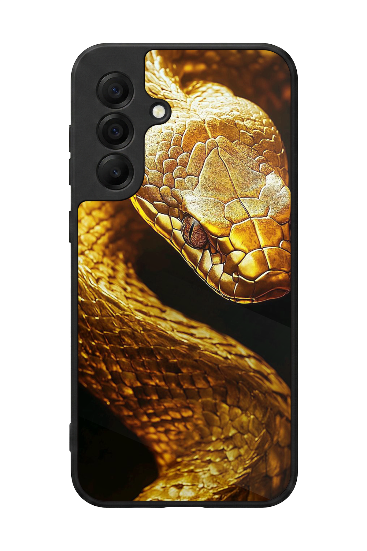 Samsung Galaxy A17 Uyumlu Yılan Tasarımlı Glossy Premium Kılıf