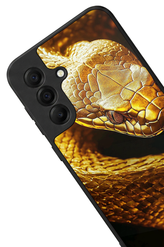 Samsung Galaxy A17 Uyumlu Yılan Tasarımlı Glossy Premium Kılıf