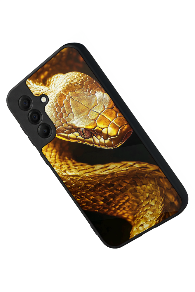 Samsung Galaxy A17 Uyumlu Yılan Tasarımlı Glossy Premium Kılıf