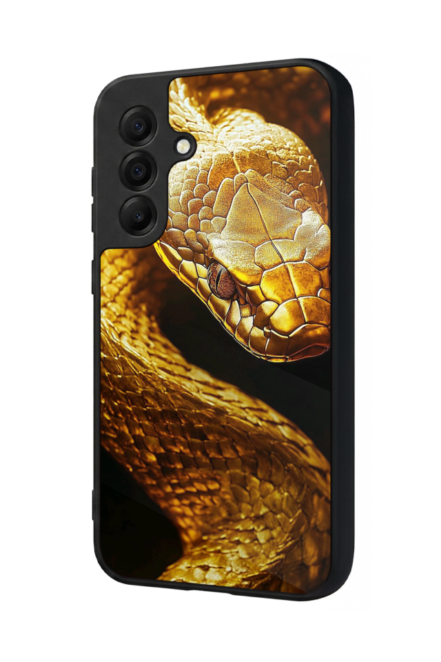 Samsung Galaxy A17 Uyumlu Yılan Tasarımlı Glossy Premium Kılıf