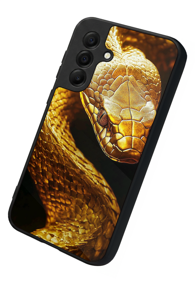 Samsung Galaxy A17 Uyumlu Yılan Tasarımlı Glossy Premium Kılıf