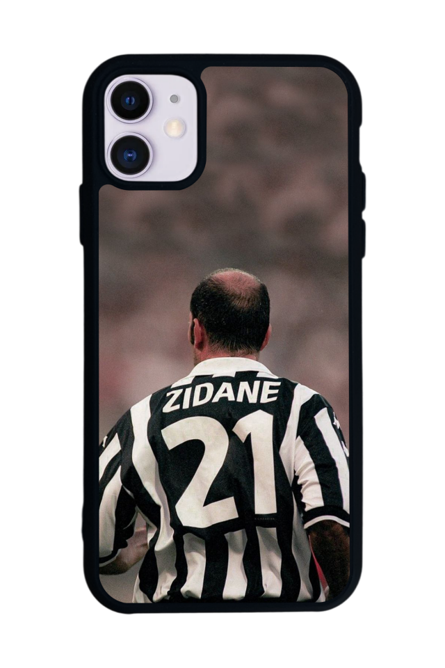 iPhone 11 Uyumlu Zidane Tasarımlı Glossy Premium Kılıf