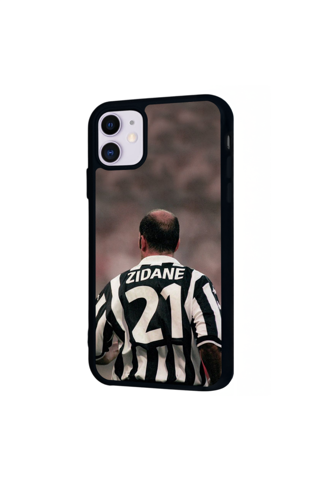 iPhone 11 Uyumlu Zidane Tasarımlı Glossy Premium Kılıf