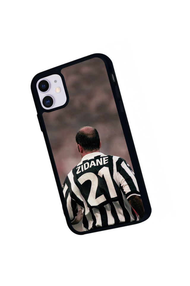 iPhone 11 Uyumlu Zidane Tasarımlı Glossy Premium Kılıf