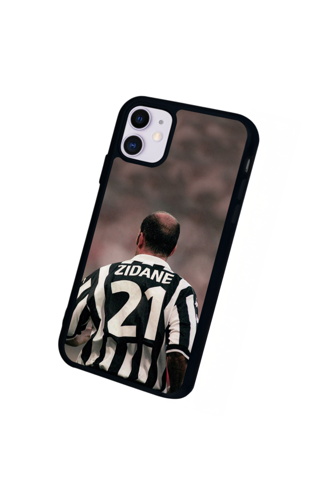 iPhone 11 Uyumlu Zidane Tasarımlı Glossy Premium Kılıf