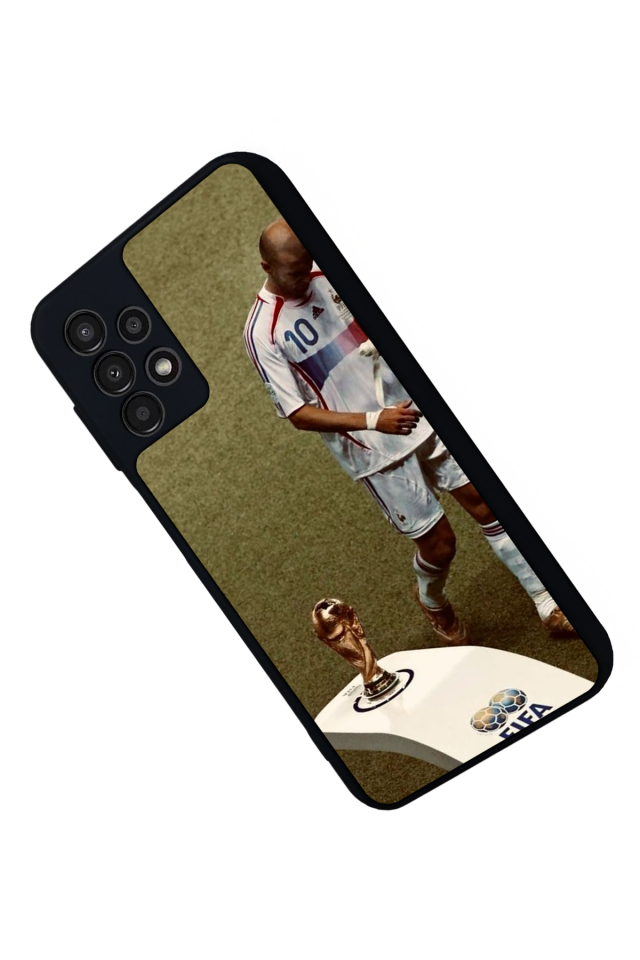 Samsung Galaxy A13 Uyumlu Zidane Tasarımlı Glossy Premium Kılıf