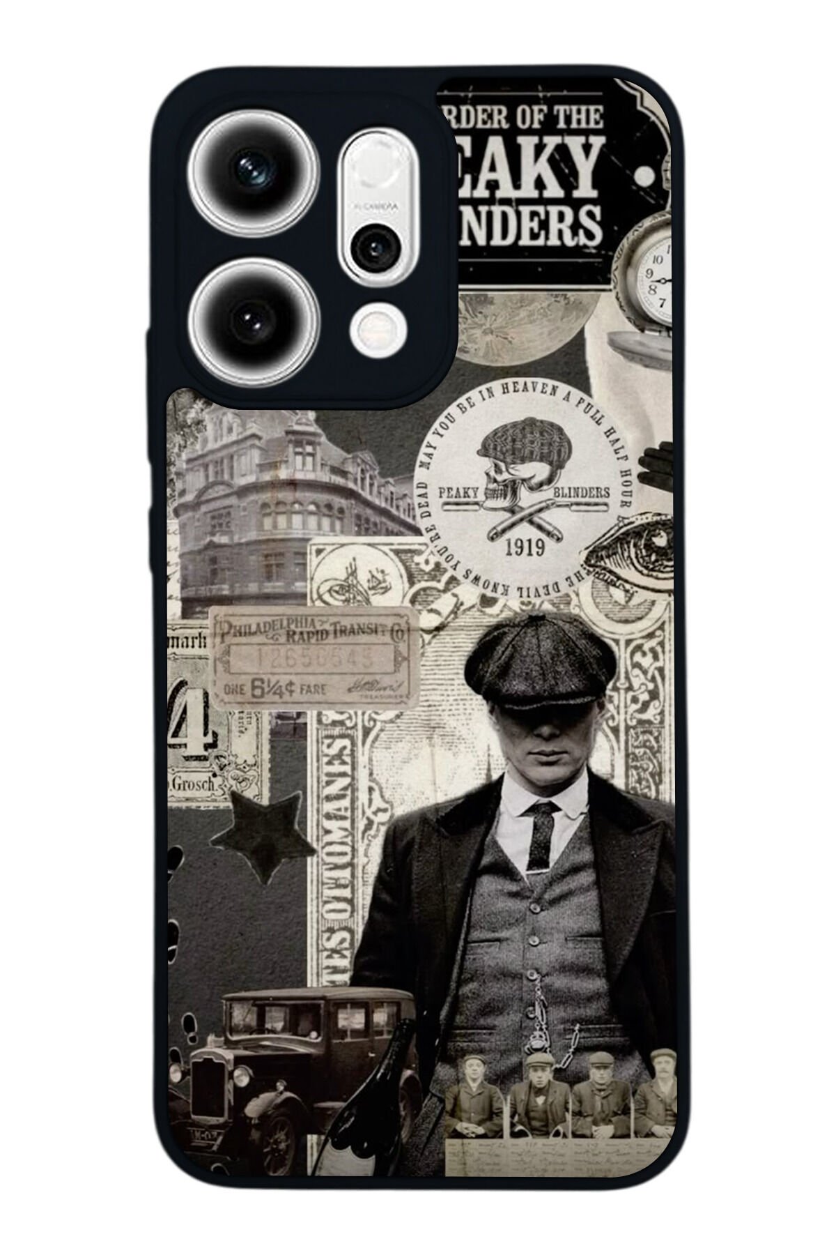 Oppo Reno 14 Uyumlu Peaky Blinders Tasarımlı Glossy Premium Kılıf